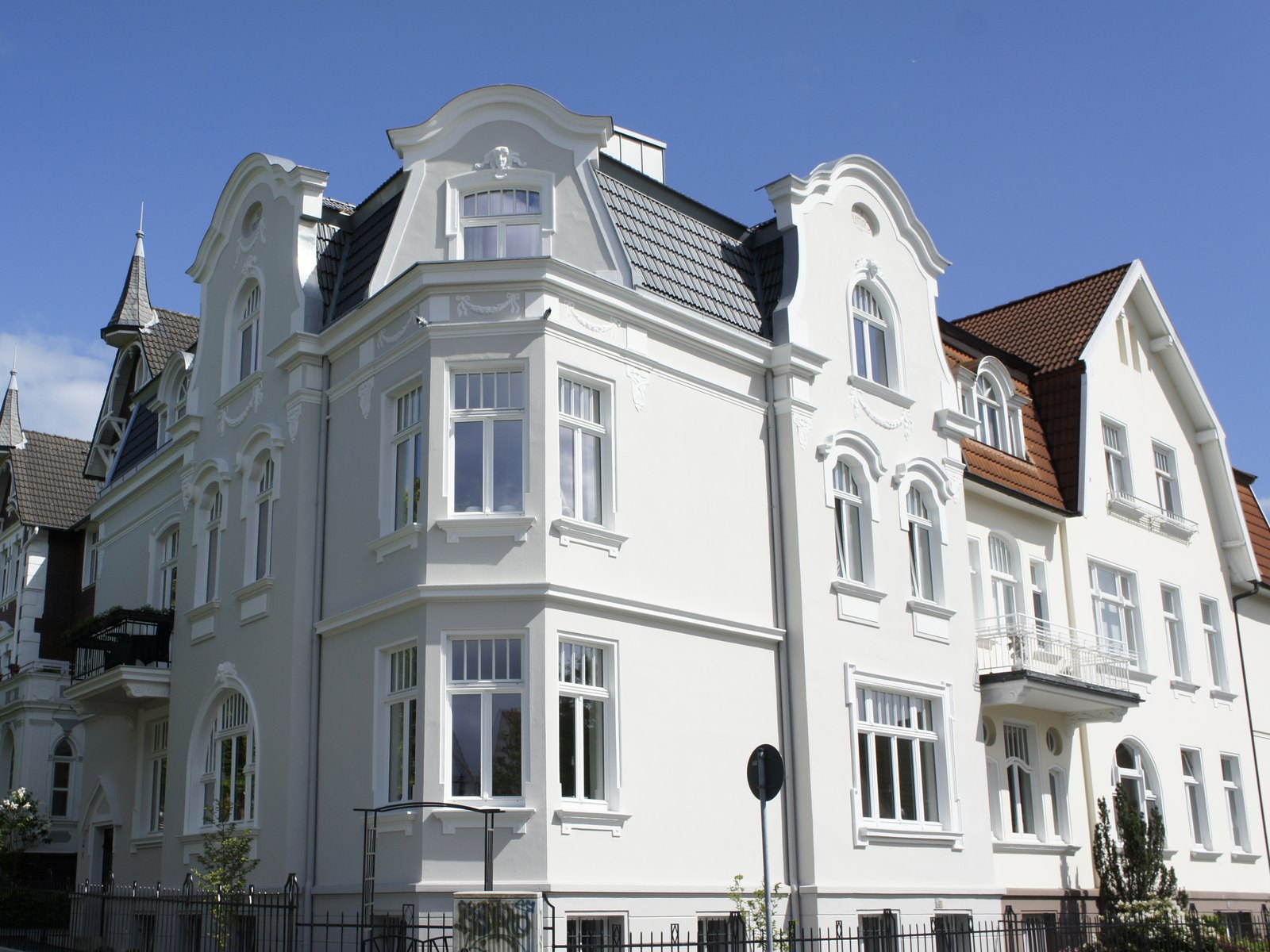 Weststraße 22 in Bad Oeynhausen – neobarockes Baudenkmal von 1908 nach der Sanierung